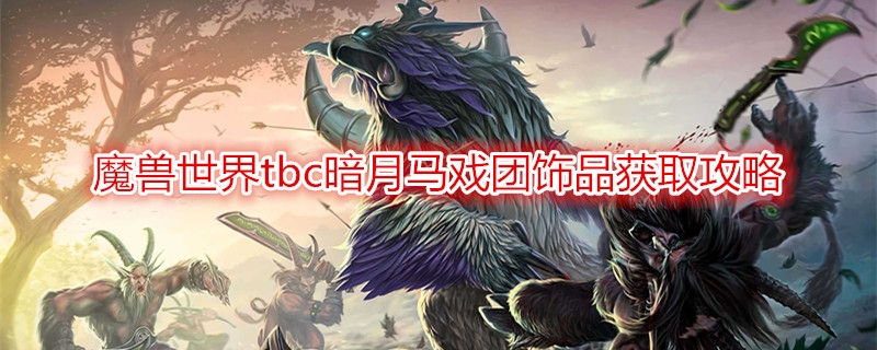 《魔兽世界》tbc暗月马戏团饰品怎么换