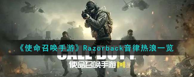 《使命召唤手游》Razorback音律热浪一览