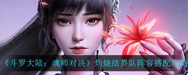 《斗罗大陆：魂师对决》灼烧结界队阵容搭配攻略